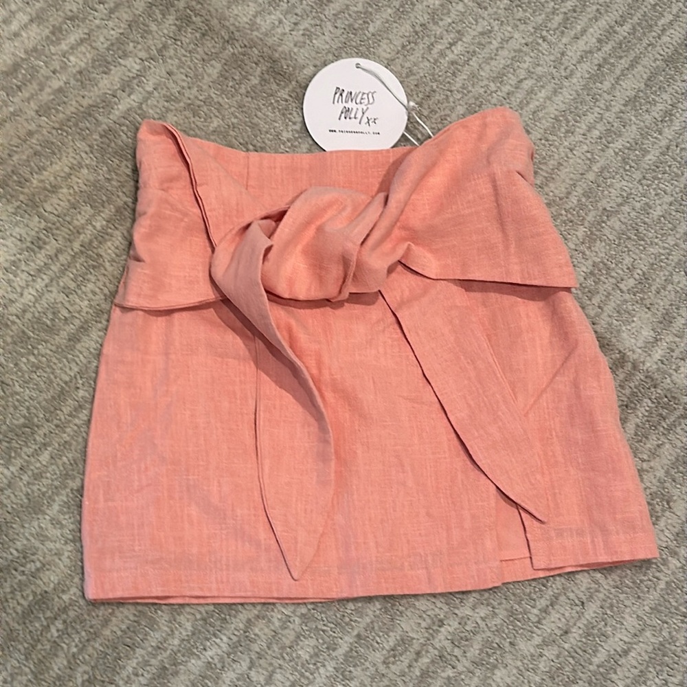 Princess Polly Jackson Mini Skirt in pink, size 2